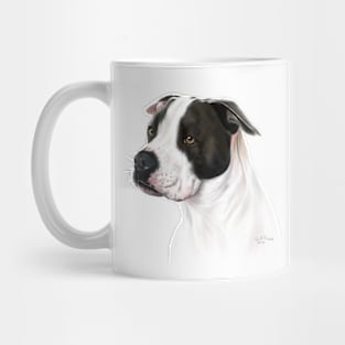 Pitbull Mix Drawing Mug